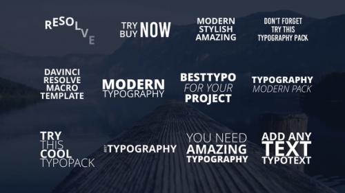 Videohive - Modern Typo Pack - 32773343 - 32773343