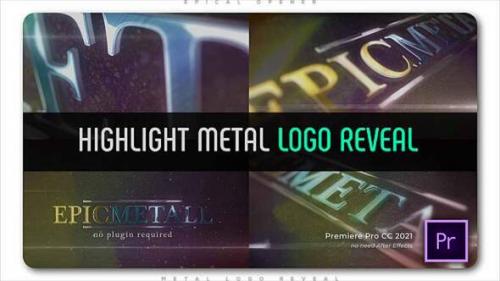 Videohive - Highlight Metal Logo Reveal - 32798681 - 32798681