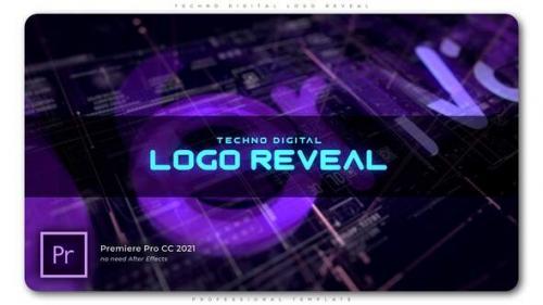 Videohive - Techno Digital Logo Reveal - 32798695 - 32798695