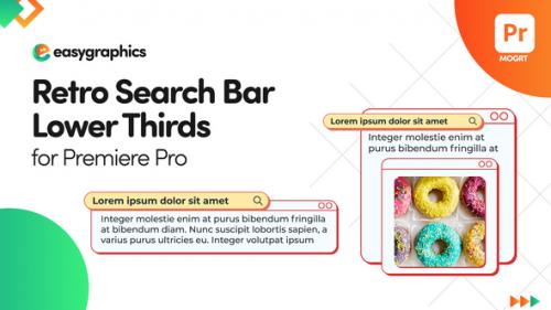 Videohive - Retro Search Bar Lower Thirds for Premiere Pro - 32806614 - 32806614