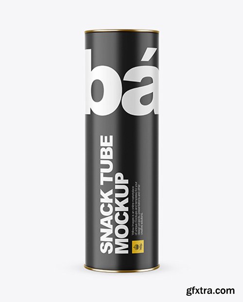 Matte Tube Mockup - Front View 16442