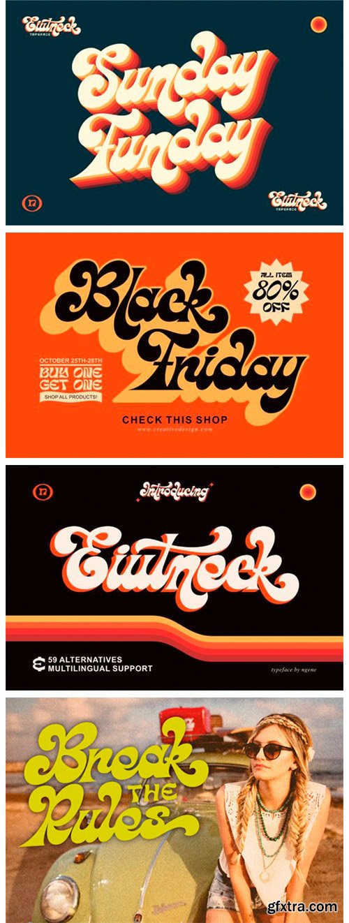 Eiutneck Script Font