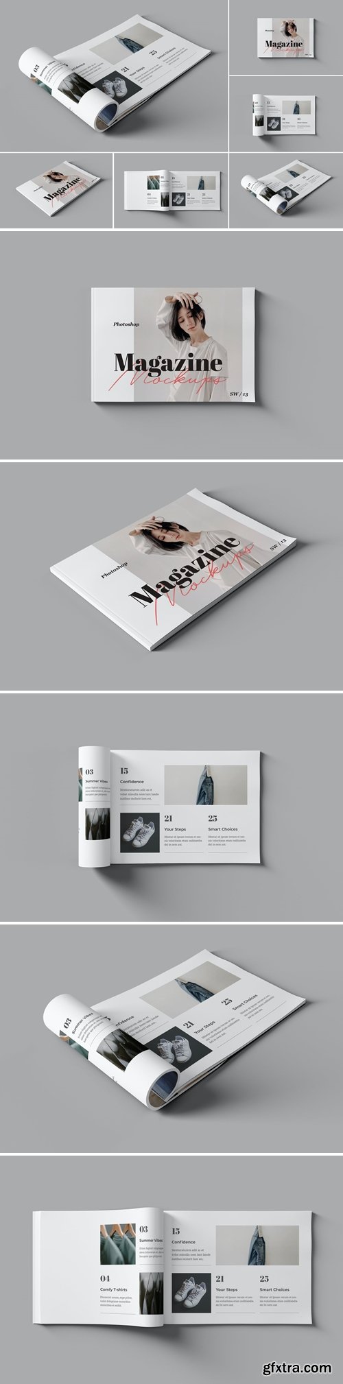 Landscape Magazine / Book Mockups