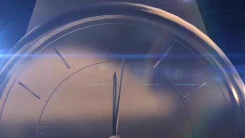 Videohive - Animation of gold watches with optical flares - 32821305 - 32821305