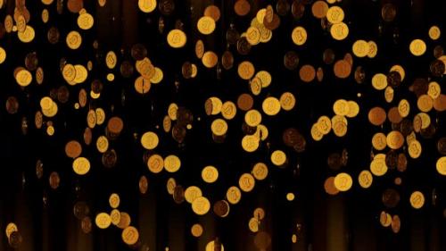 Videohive - Raining Bitcoins - 32822402 - 32822402