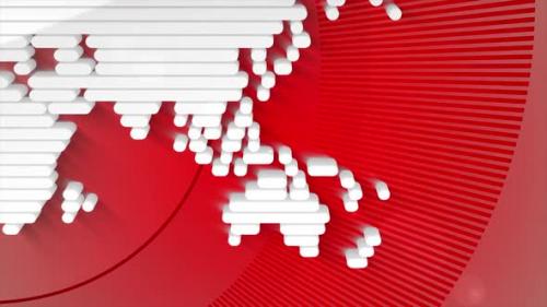 Videohive - Digital World Map News Intro Background 260 - 32809062 - 32809062