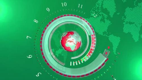 Videohive - Digital World Map News Intro Background 266 - 32811228 - 32811228