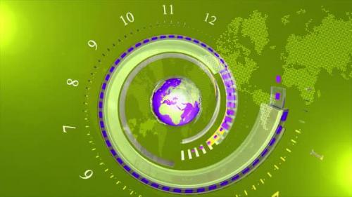 Videohive - Digital World Map News Intro Background 264 - 32811284 - 32811284