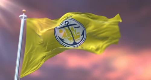 Videohive - Anchorage City Flag, Alaska, United States - 32823906 - 32823906