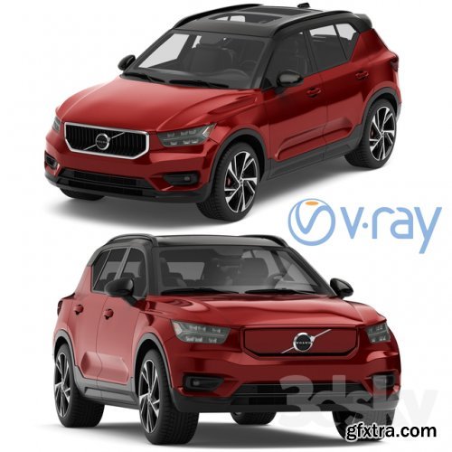 Volvo XC40 / XC40 recharge 2020 3d model