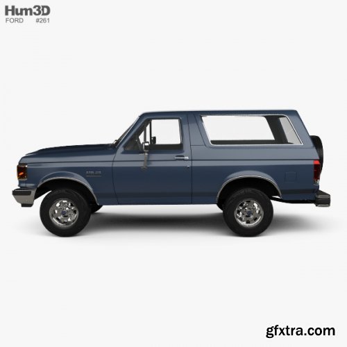 Ford Bronco 1989 3D model