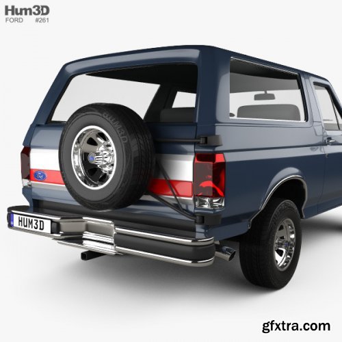 Ford Bronco 1989 3D model