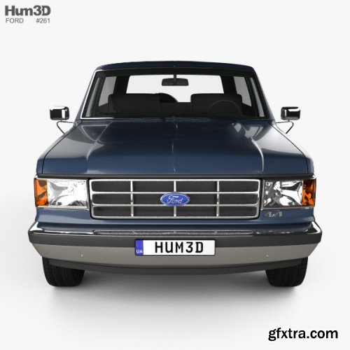 Ford Bronco 1989 3D model