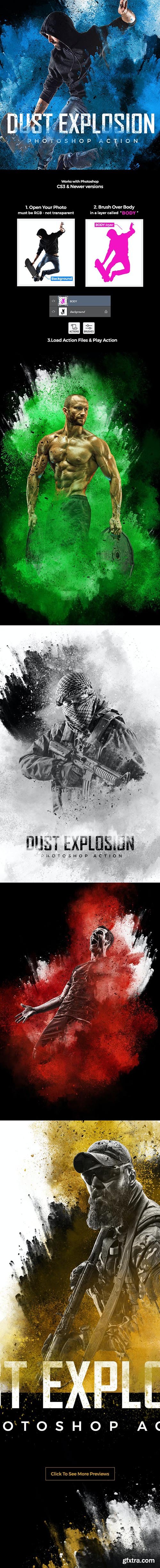 GraphicRiver - Dust Explosion Photoshop Action 31547047