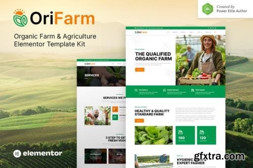 ThemeForest - OriFarm v1.0.0 - Organic Farm & Agriculture Elementor Template Kit - 32822852