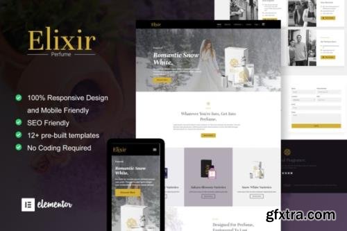 ThemeForest - Elixir v1.0.0 - Perfume Maker Elementor Template Kit - 32774962