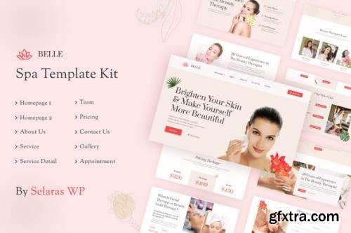 ThemeForest - Belle v1.0.1 - Beauty Spa Elementor Template Kit - 32512348