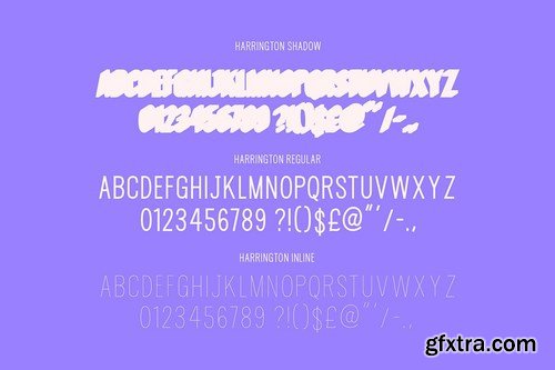 Harrington Font Family