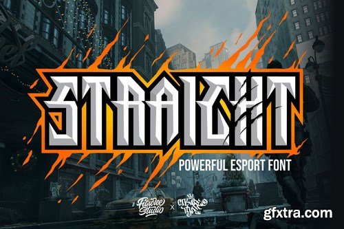 Straight - Powerful Esport Font