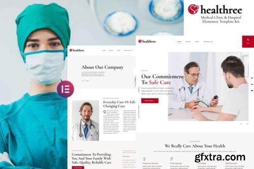 ThemeForest - Healthree v1.0.0 - Medical Clinic & Hospital Elementor Template Kit - 32838647