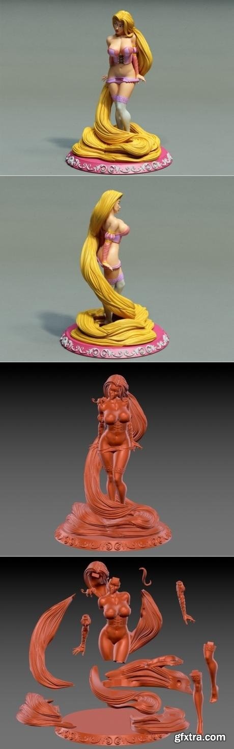 Rapunzel – 3D Print Model