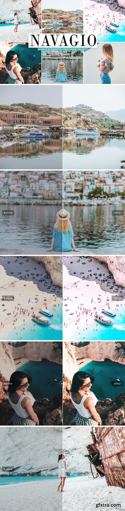 CreativeMarket - Navagio Mobile & Desktop Lightroom Presets 5066776