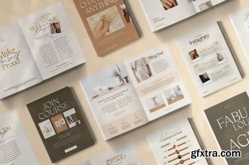 eBook Template Creator | CANVA PS