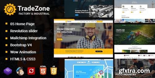 ThemeForest - TradeZone v1.0 - Factory & Industrial One Page HTML Template (Update: 10 April 20) - 25373796