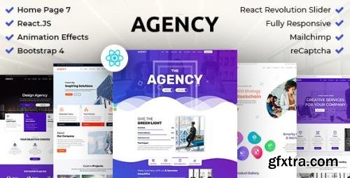 ThemeForest - Agency v2.0 - Creative Business Multipurpose ReactJS Template - 25599156