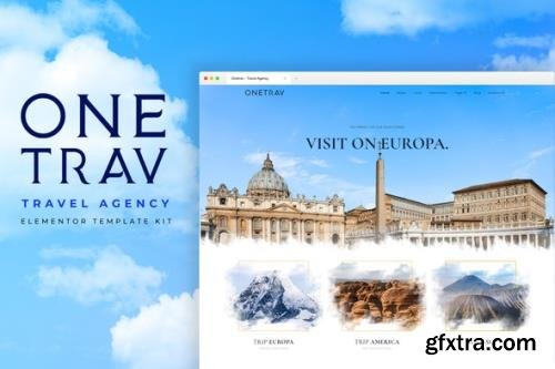 ThemeForest - Onetrav v1.0.0 - Travel Agency Elementor Template Kit - 32848815