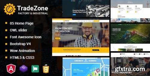 ThemeForest - TradeZone v1.0 - Industry One Page Angular Template - 28360997