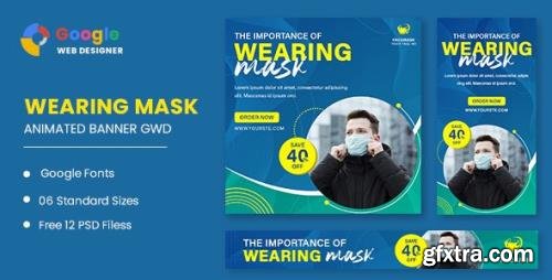 CodeCanyon - Wearing Mask Animated Banner GWD v1.0 - 32877075