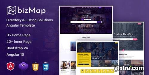 ThemeForest - BizMap v1.0 - Directory Listing Angular 10 Template - 28807315