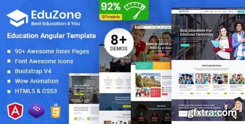 ThemeForest - EduZone v1.1 - Education Course & School Angular 10 Template - 28441811