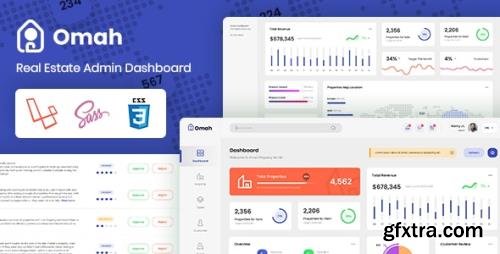 ThemeForest - Omah v1.0 - Real Estate Laravel Bootstrap Admin Dashboard - 29752559