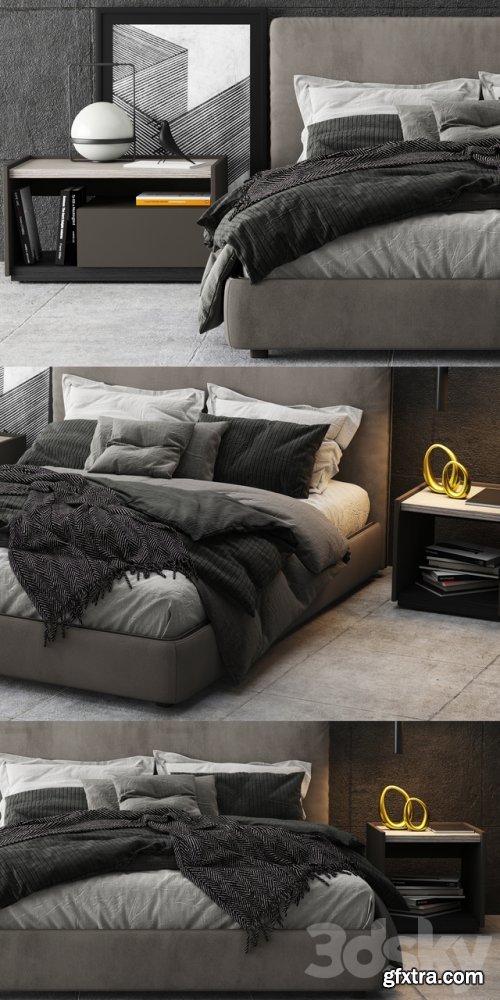 Molteni & C Ribbon Bed