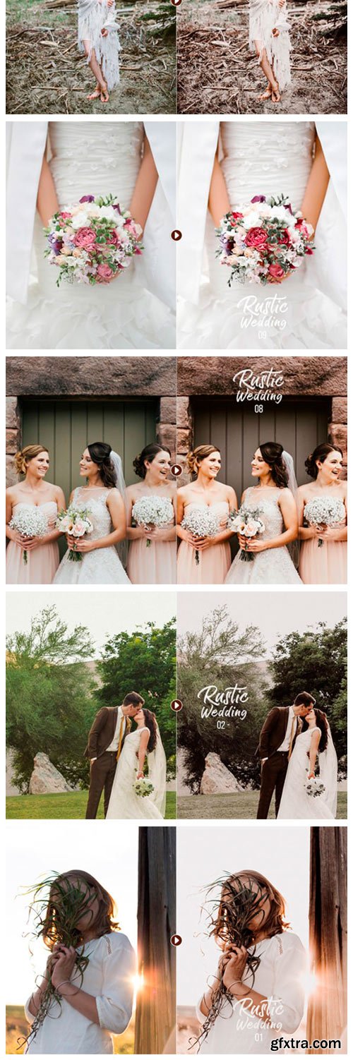 50 Rustic Wedding Presets Bundle 14015542