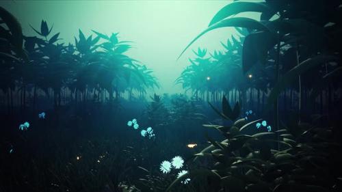 Videohive - Calm Morning In Magic Garden 4k - 32833927 - 32833927