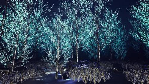 Videohive - Strange Glowing Metal Forest - 32834251 - 32834251