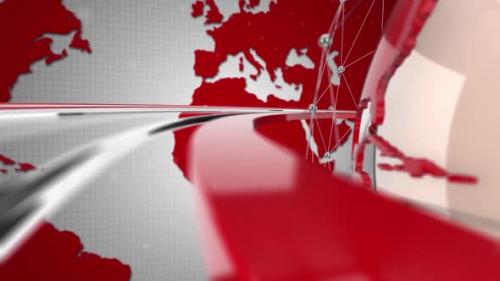 Videohive - Digital World Map News Intro Background 31 - 32858991 - 32858991