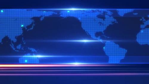 Videohive - Digital World Map News Intro Background 44 - 32859267 - 32859267