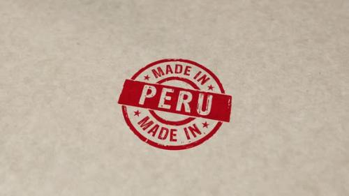 Videohive - Made in Peru stamp and stamping - 32862633 - 32862633