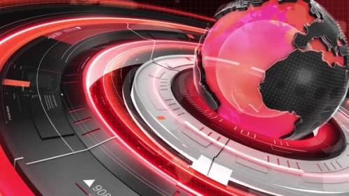 Videohive - Digital World Map News Intro Background 32 - 32866495 - 32866495