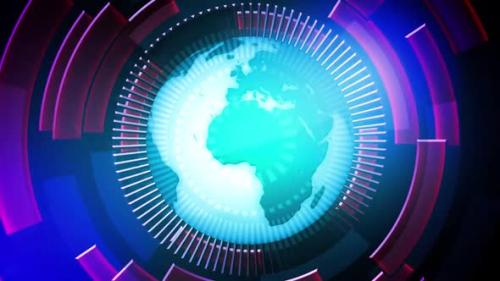 Videohive - Digital World Map News Intro Background 68 - 32866618 - 32866618