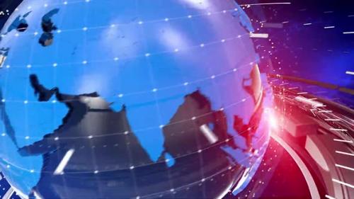 Videohive - Digital World Map News Intro Background 106 - 32868161 - 32868161