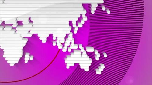 Videohive - Digital World Map News Intro Background 258 - 32868191 - 32868191