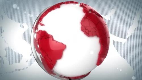 Videohive - Digital World Map News Intro Background 242 - 32868212 - 32868212