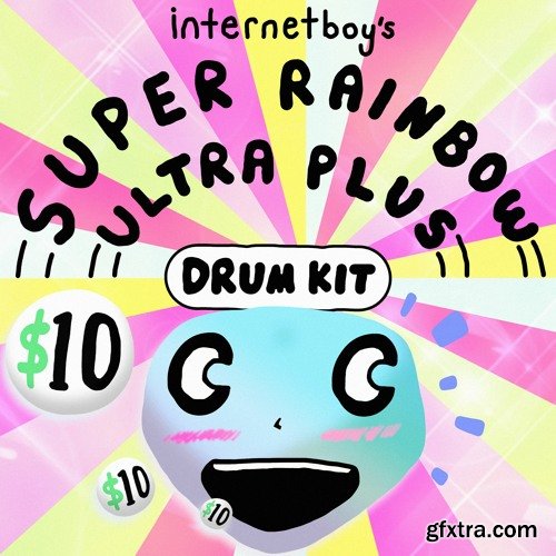 Internetboy's Super Rainbow Ultra Plus Drum Kit WAV