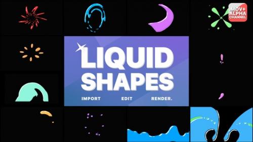 Videohive - Liquid Shapes | Motion Graphics - 32857102 - 32857102