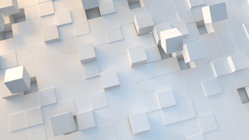 Videohive - White Cubes Motion 24 - 32865207 - 32865207